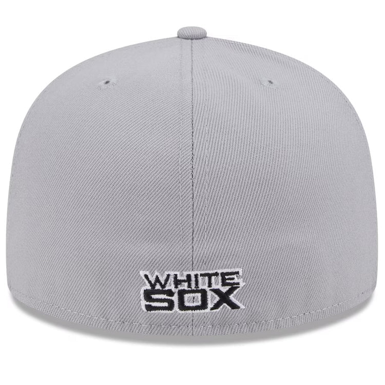 CHICAGO WHITE SOX NEW ERA GAMEDAY SIDESWIPE 59FIFTY FITTED HAT - BLACK/GRAY