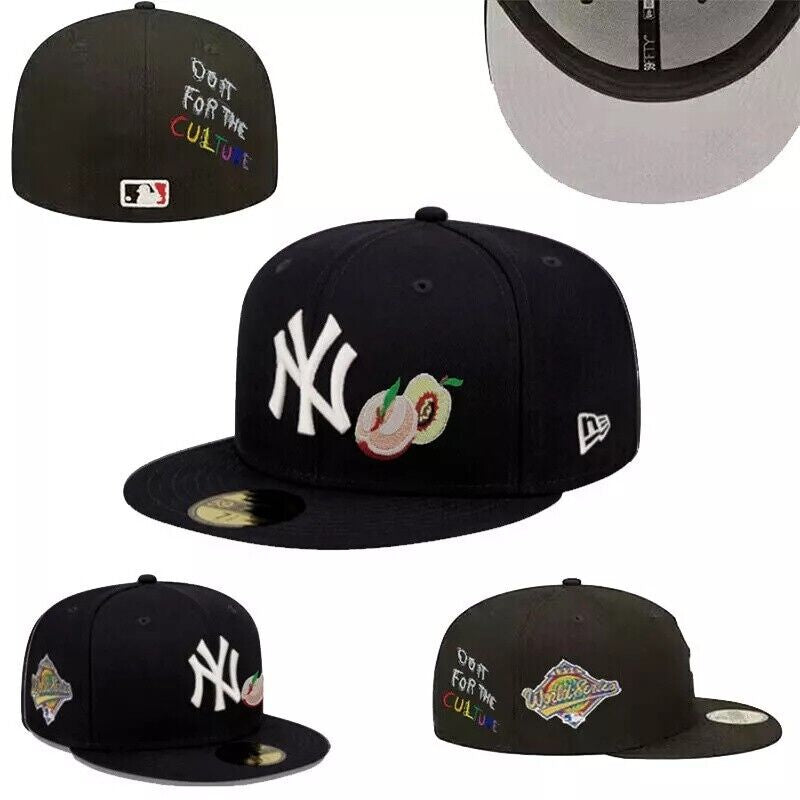 NEW YORK FLAT FITTED YANKEE CAP
