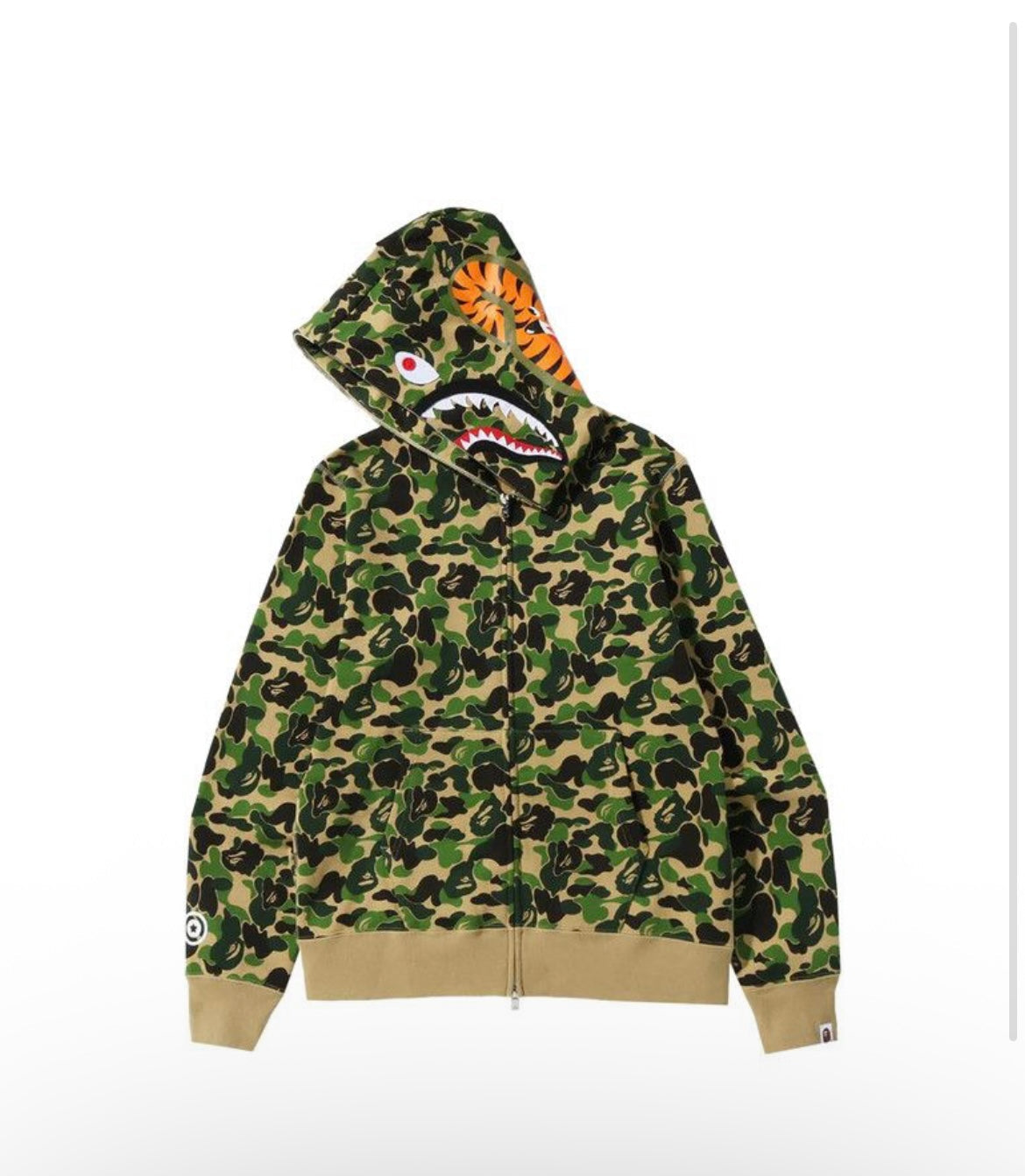 BAPE ABC Camo Shark Full zip Hoodie