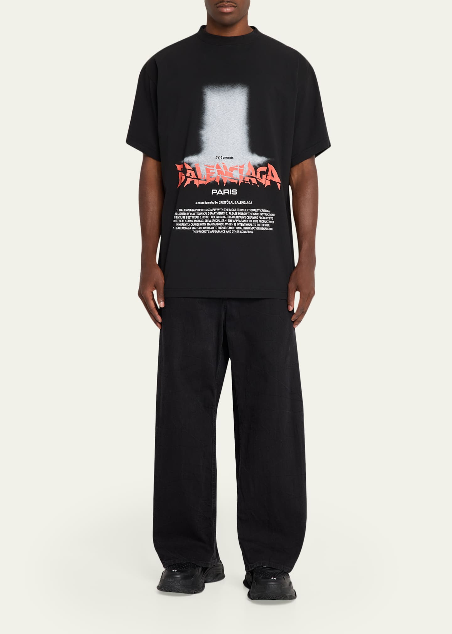 Balenciaga Oversized T-Shirt - "Black"