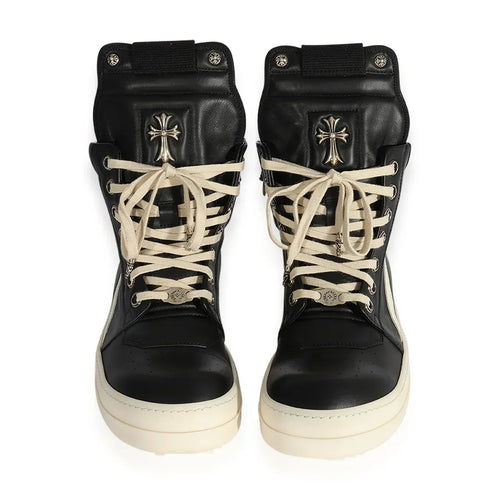 Chrome Hearts x Rick Owens Geobasket High Black