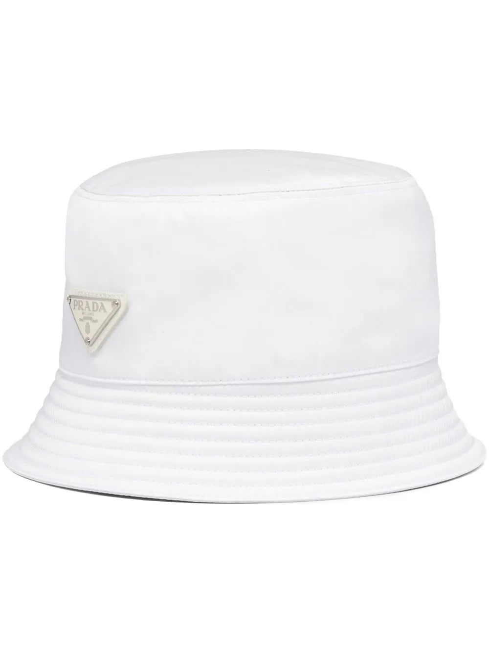 prada triangle-logo bucket hat