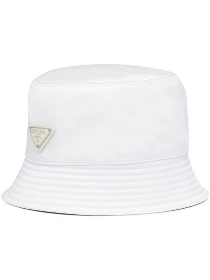 prada triangle-logo bucket hat