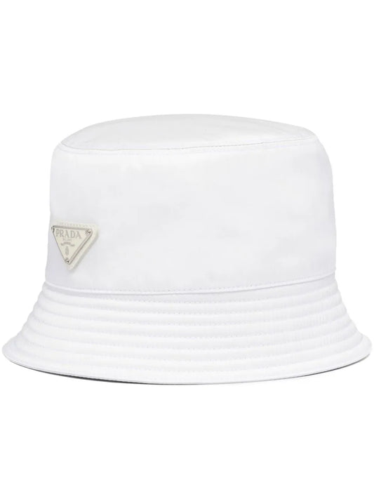 prada triangle-logo bucket hat