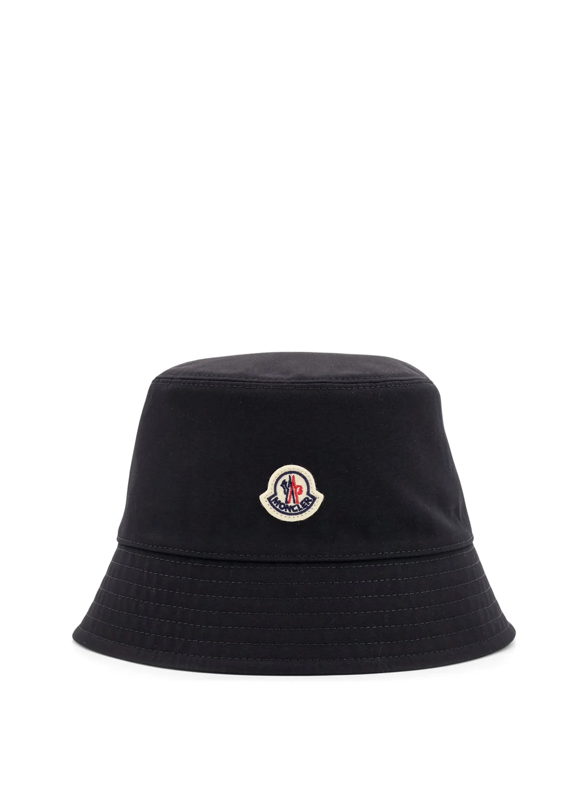 Moncler Logo Patch Narrow Brim Bucket Hat