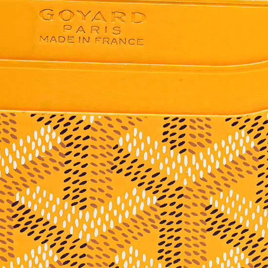GOYARD SAINT-SULPICE CARD WALLET “YELLOW”