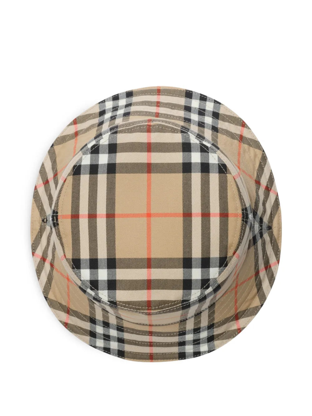 burberry check cotton bucket hat