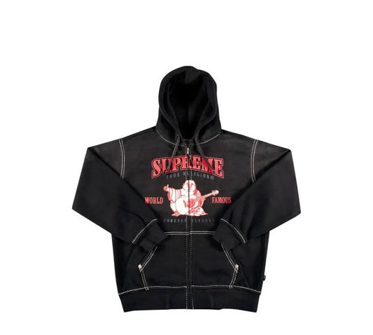 Supreme x True Religion Zip Up Hooded Sweatshirt