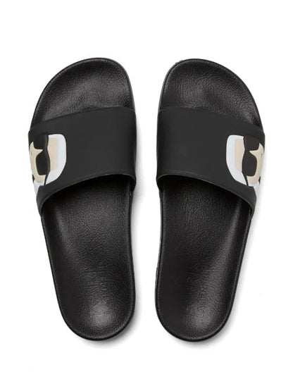 KARL LAGERFELD IKON NFT POOL SLIDES