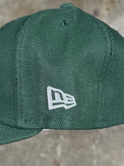 New Era LA Dodgers 50th Anniversary Green Red Gold Fitted Cap