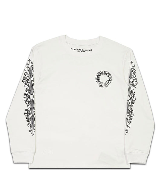 Chrome Hearts Floral USA long-sleeve tee