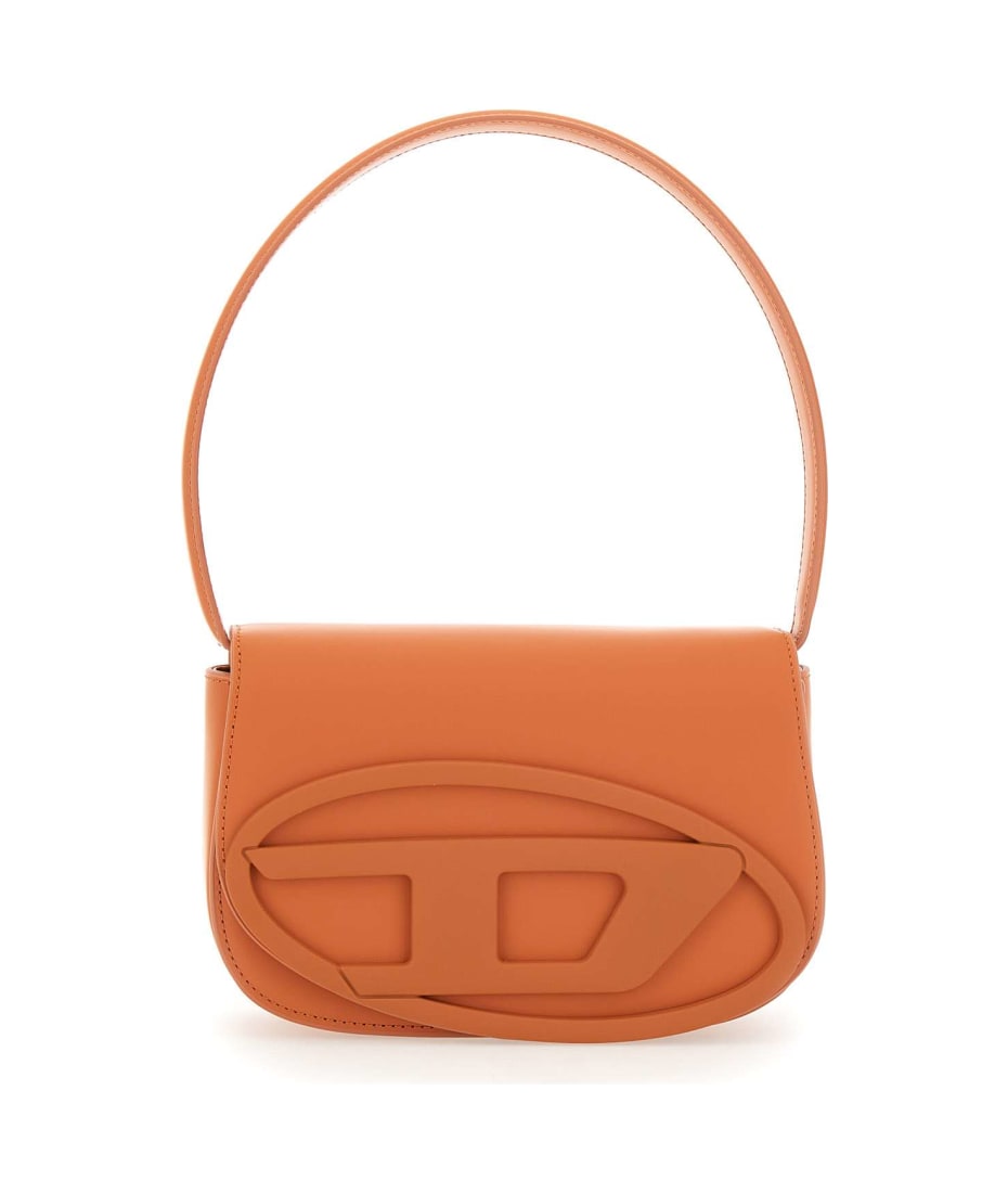 Diesel 1DR leather shoulder bag “Orange”