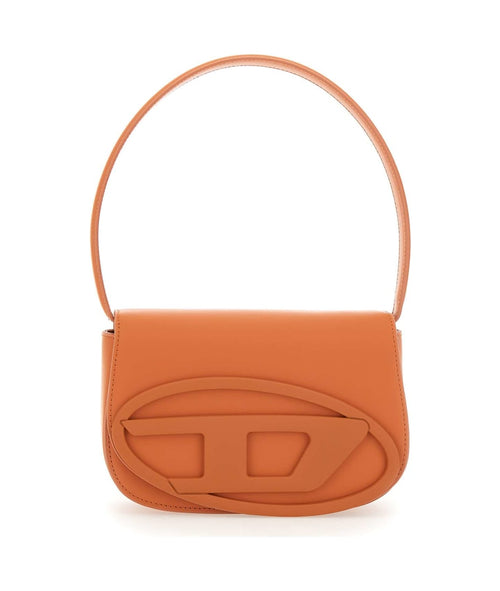 Diesel 1DR leather shoulder bag “Orange”