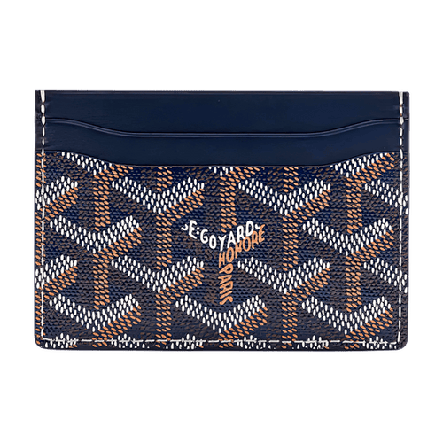 GOYARD SAINT-SULPICE CARD WALLET “NAVY BLUE”
