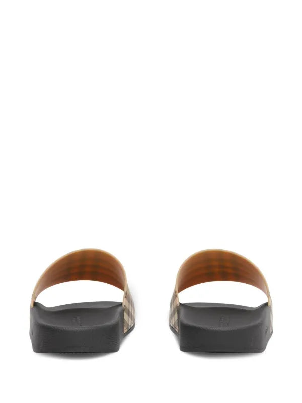 Burberry Vintage/New Season Check slides (With Box)