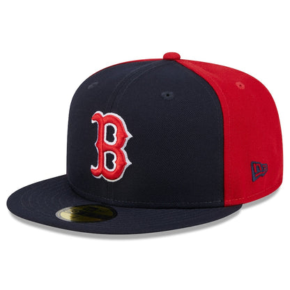 Boston Red Sox New Era Navy/Red Gameday Sideswipe 59FIFTY Fitted Hat