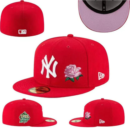 NEW YORK YANKEES WITH ROSES 59FIFTY MLB