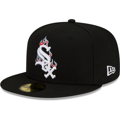 59Fifty Team Fire White Sox New Era Fitted Cap