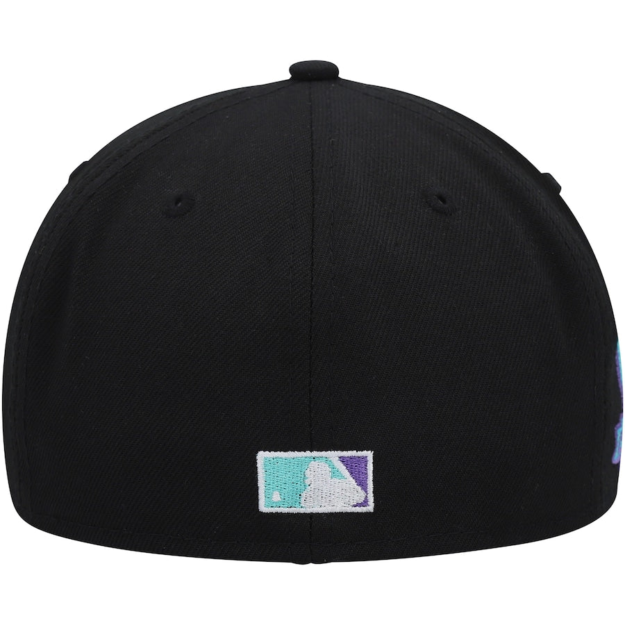 Athletics New Era Black 40th Anniversary Black Light 59FIFTY Fitted Hat