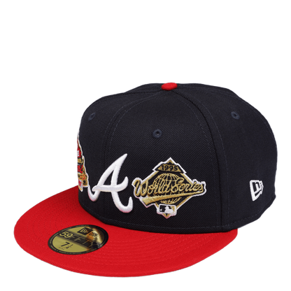 Atlanta Braves 3Times World Series Champions New Era 59FIFTY