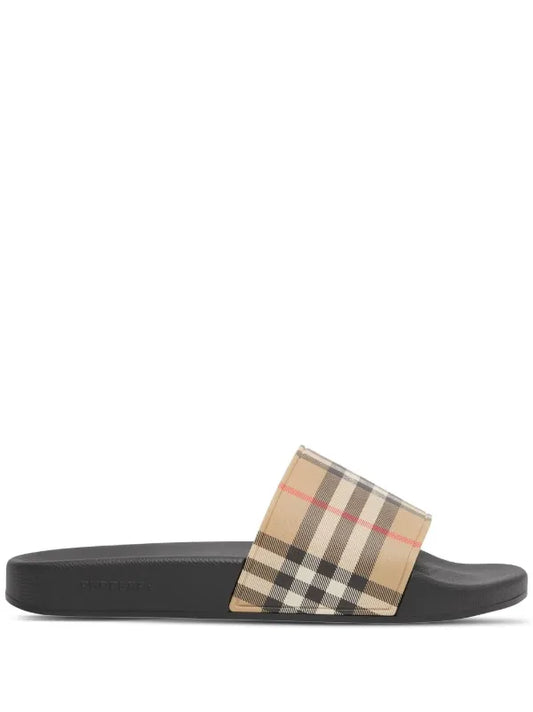 Burberry Vintage/New Season Check slides (With Box)