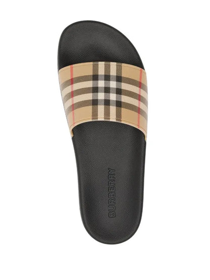 Burberry Vintage/New Season Check slides (With Box)