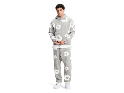 Denim Tears The Cotton Wreath Hoodie - "Grey/White"