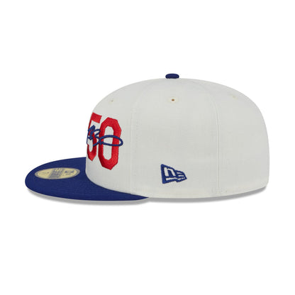 Los Angeles Mookie Betts Chrome White 59FIFTY Fitted