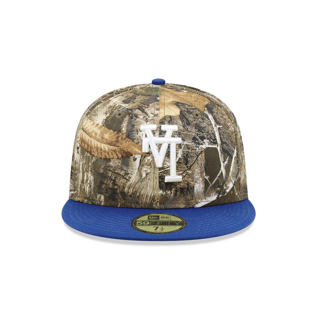 Los Angeles Dodgers Real Tree Royal 2 Tone Upside Down Logo 59Fifty Fitted