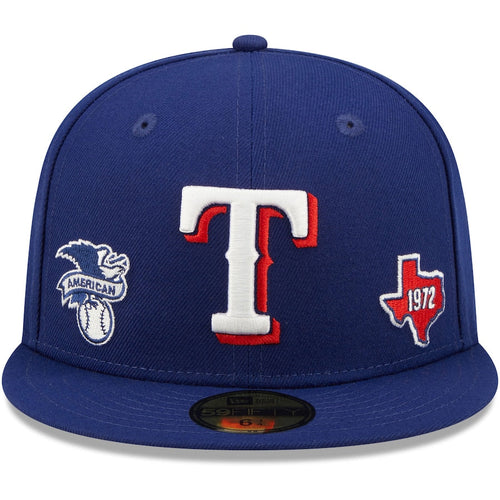 Texas Rangers New Era Identity 59FIFTY Fitted Hat - Royal