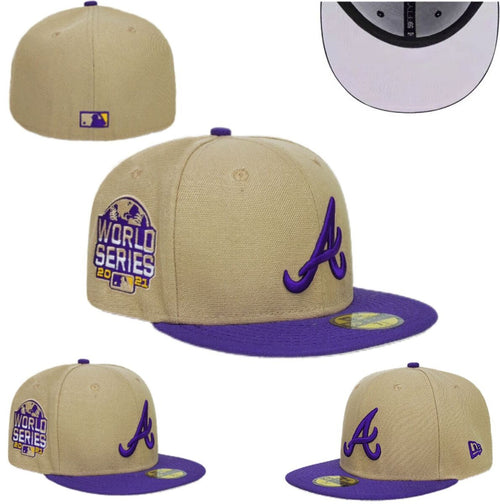 Atlanta Braves Fitted Hat 2025 New Series MLB Baseball Mens Baseball Cap