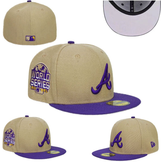 Atlanta Braves Fitted Hat 2025 New Series MLB Baseball Mens Baseball Cap