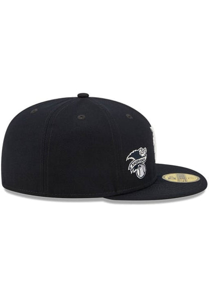 NEW ERA DETROIT TIGERS MENS NAVY BLUE IDENTITY 59FIFTY FITTED HAT