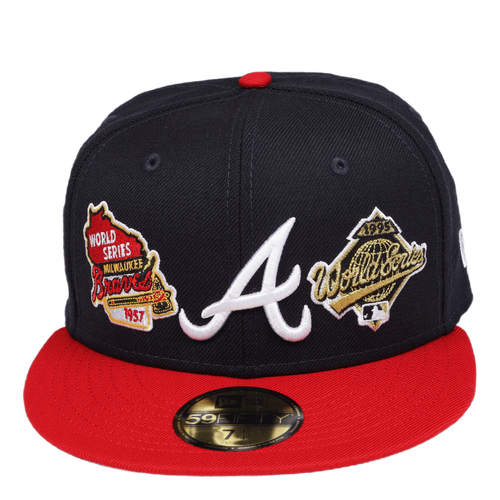 Atlanta Braves 3Times World Series Champions New Era 59FIFTY