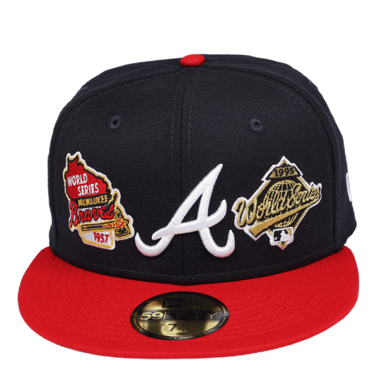 Atlanta Braves 3Times World Series Champions New Era 59FIFTY