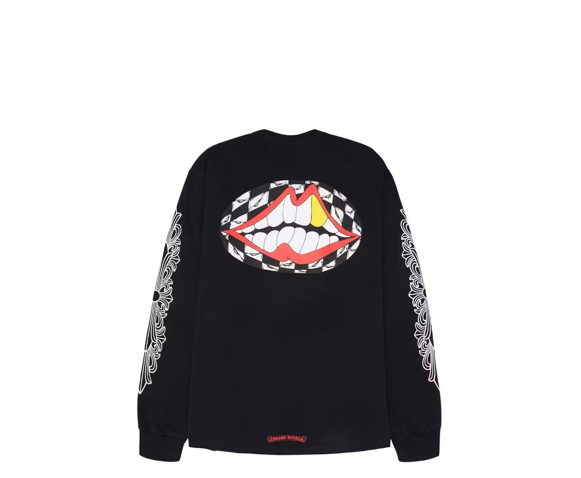 Chrome Hearts x Matty Boy Flower Chomper Long Sleeve T-shirt