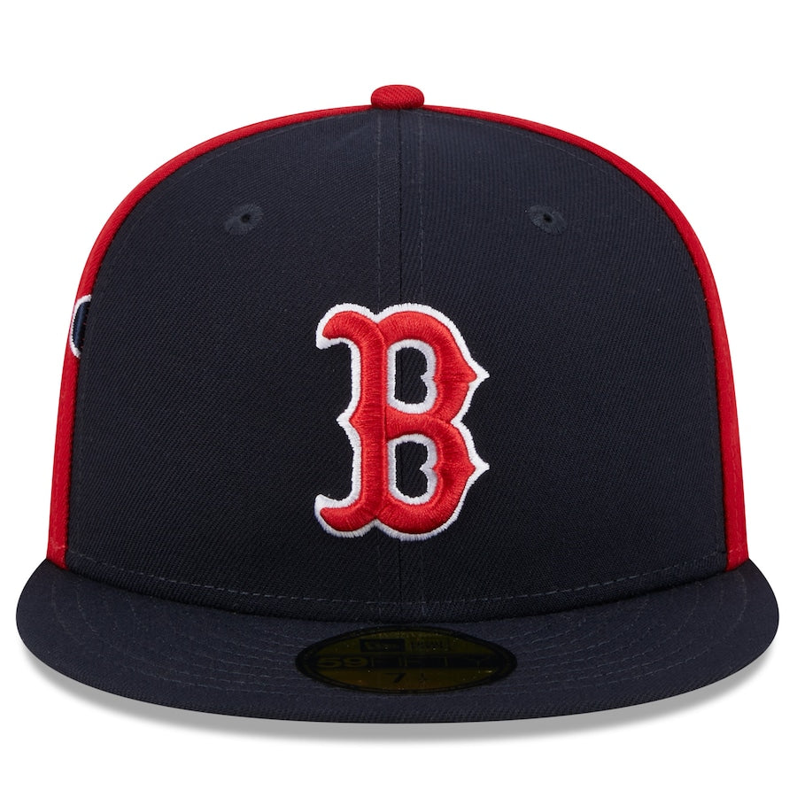 Boston Red Sox New Era Navy/Red Gameday Sideswipe 59FIFTY Fitted Hat