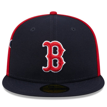 Boston Red Sox New Era Navy/Red Gameday Sideswipe 59FIFTY Fitted Hat