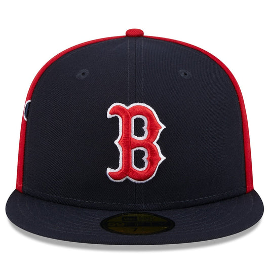 Boston Red Sox New Era Navy/Red Gameday Sideswipe 59FIFTY Fitted Hat