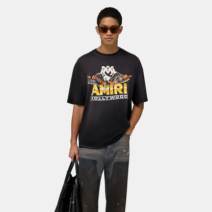 Amiri Eagle Oversized Tee - "Black"