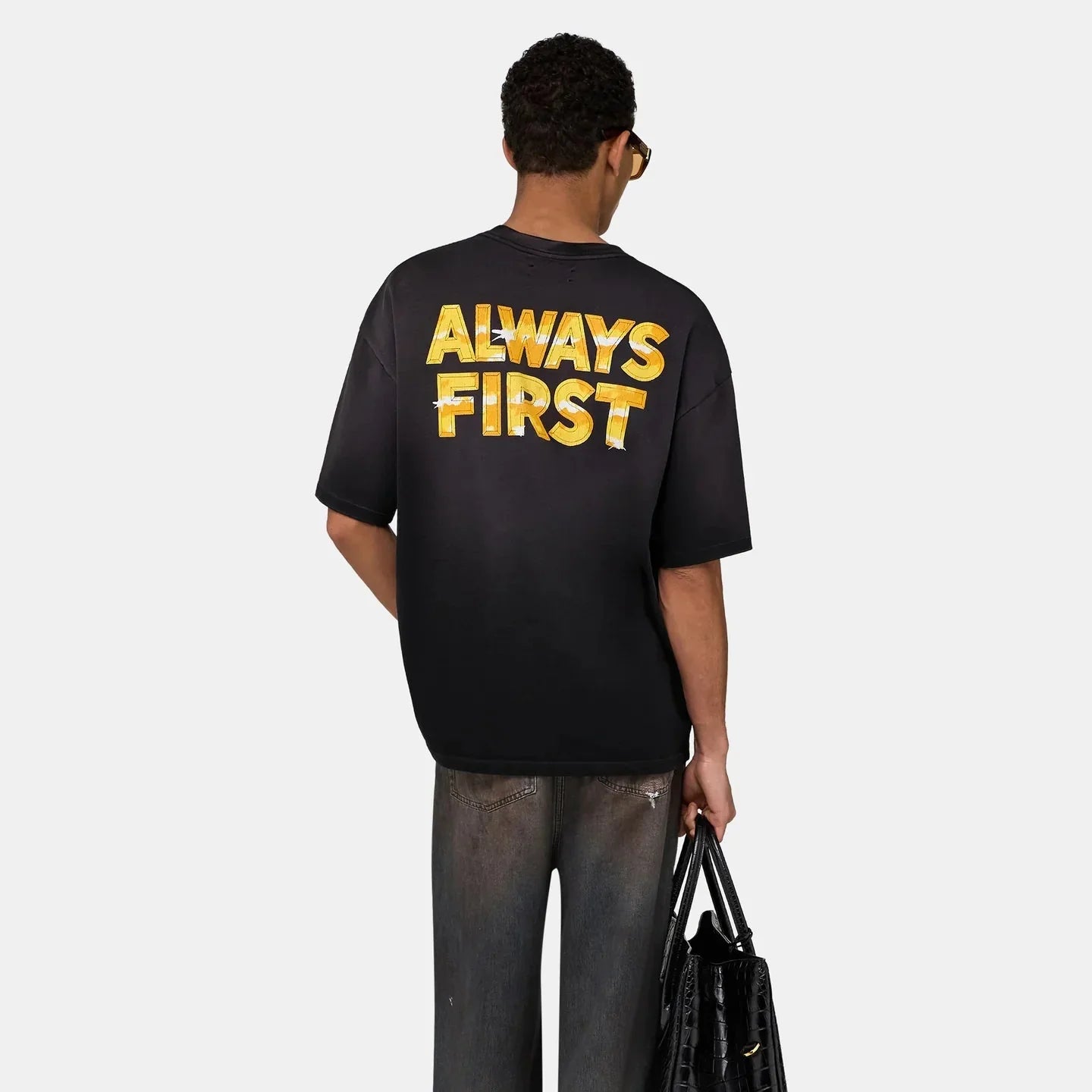 Amiri Eagle Oversized Tee - "Black"