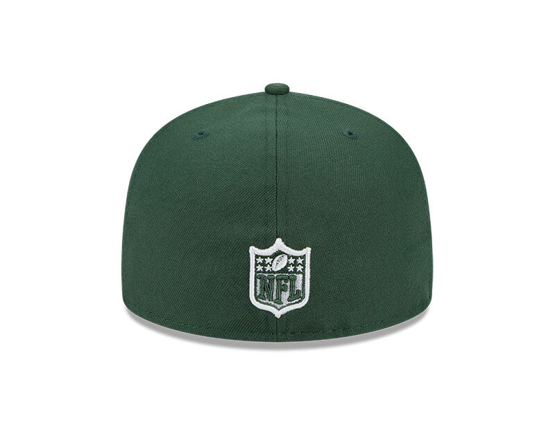 New Era Green Bay Packers 59FIFTY Green Fitted Hat Sidepatch 5950 Cap