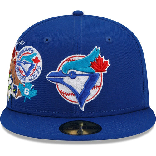 Men's Toronto Blue Jays New Era Royal City Cluster 59FIFTY Fitted Hat