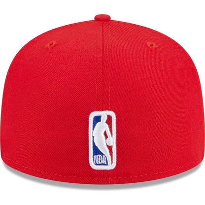NEW ERA FLAT BRIM 59FIFTY DRAFT EDITION 2023 CHICAGO BULLS NBA RED FITTED CAP