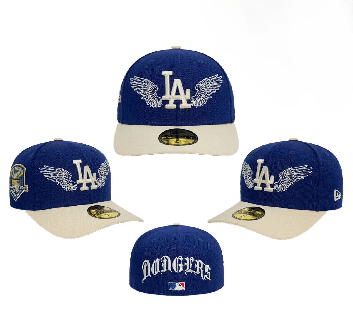 LOS ANGELES DODGERS 50TH ANNIVERSARY Fitted Cap