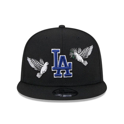 BLACK NEW YORK YANKEES GREEN BOTTOM PEACE NEW ERA 9FIFTY SNAPBACK
