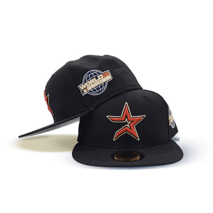 Black Houston Astros Gray Bottom 2005 World Series New Era 59Fifty Fitted