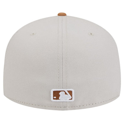 New York Mets New Era Two-Tone Color Pack 59FIFTY Fitted Hat - Khaki/Brown
