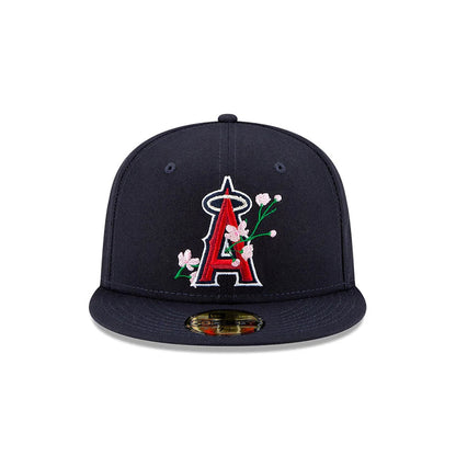 LA SIDE PATCH BLOOM NAVY 59FIFTY
