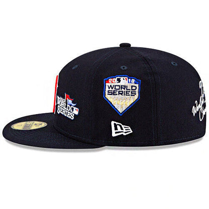 New Era Boston Redsox Fitted Hat MLB Classic World Series Patch